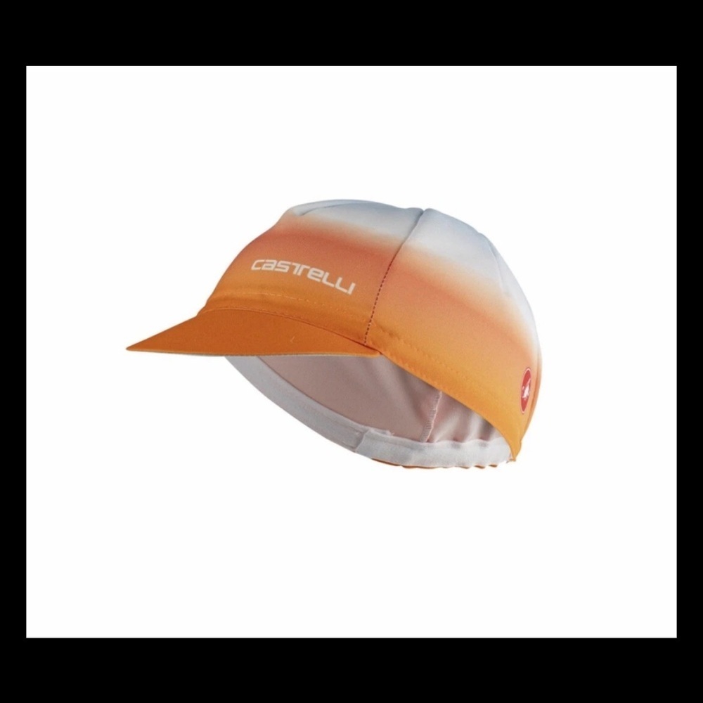 Castelli DOLCE WOMEN Cycling Cap Skylight Pop Orange - One Size